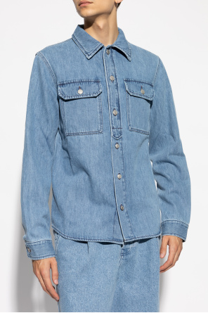 Dries Van Noten Denim graphic shirt