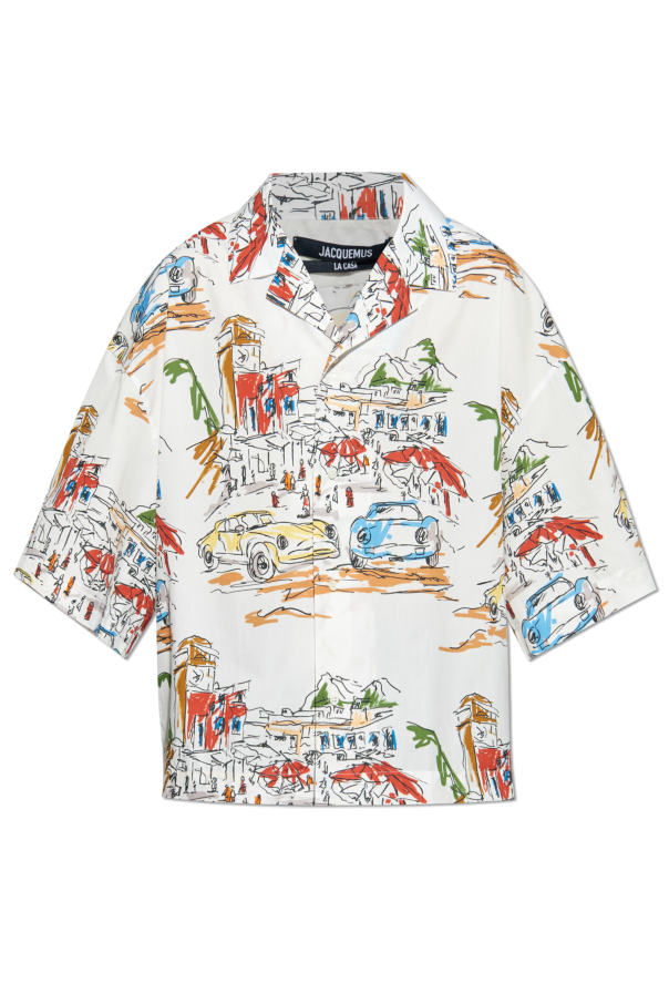 Jacquemus simple shirt with print