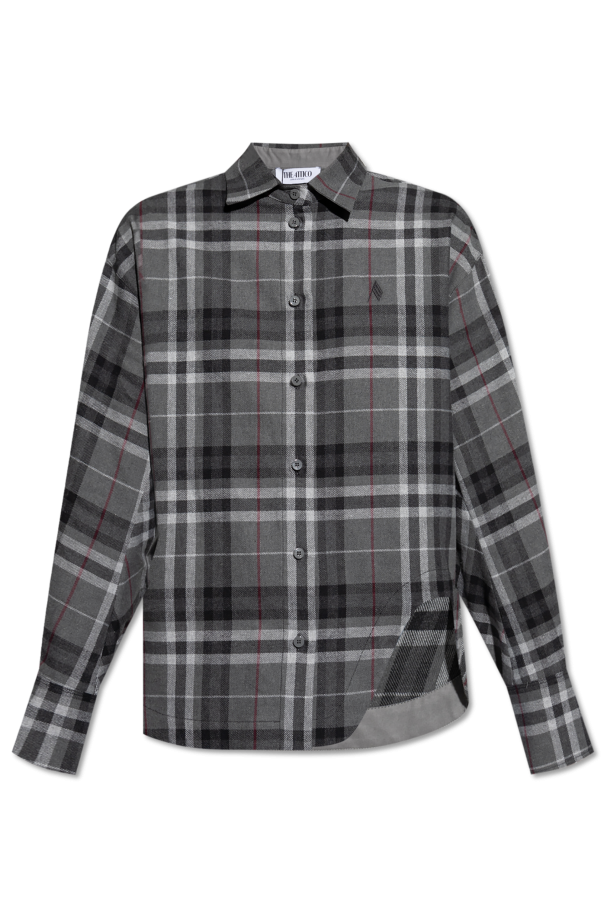 The Attico Shirt with plaid pattern