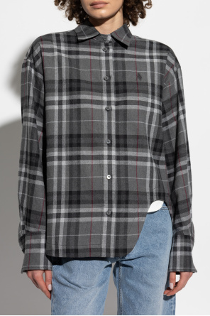 The Attico Shirt with plaid pattern