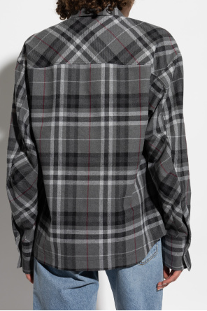 The Attico Shirt with plaid pattern