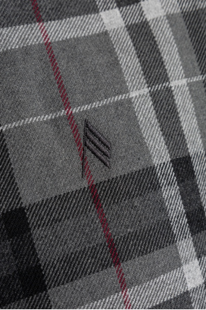 The Attico Shirt with plaid pattern