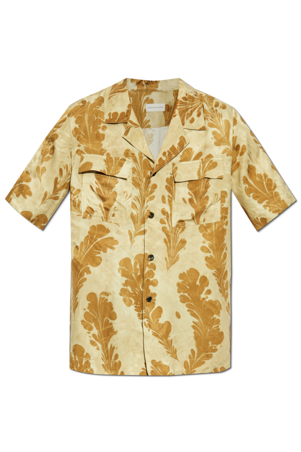 Dries Van Noten Satiniertes Hemd