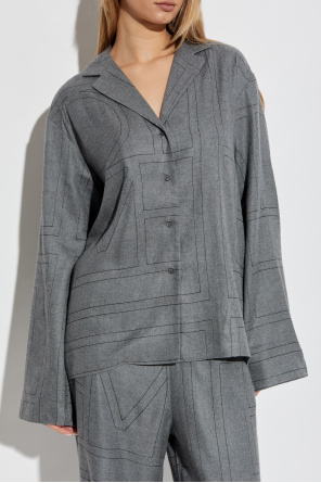 TOTEME Shirt with monogram