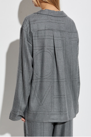 TOTEME Shirt with monogram
