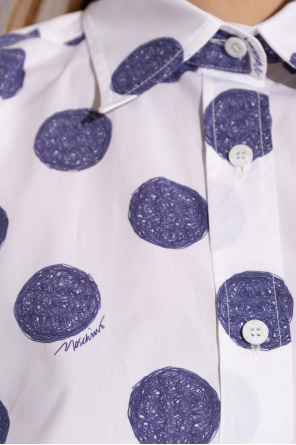Moschino Camisa con estampado de lunares