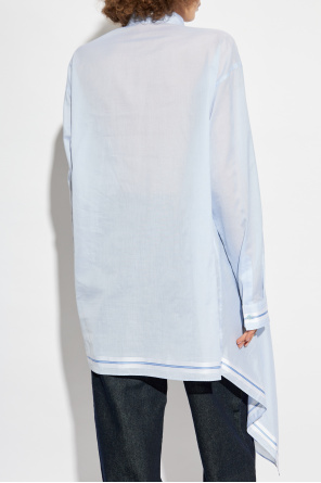 Moschino Camisa asimétrica con bolsillo