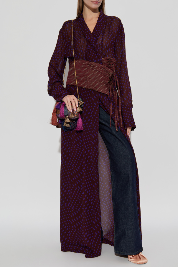 Dries Van Noten Vestido largo `Cebeau`