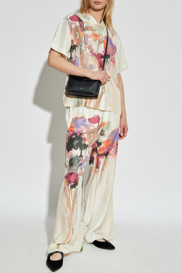 Munthe Camisa de seda "Piane"