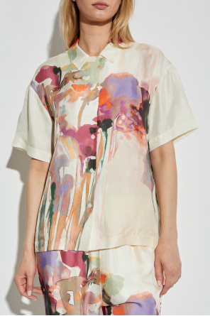 Munthe Camisa de seda "Piane"