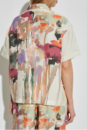 Munthe Camisa de seda "Piane"