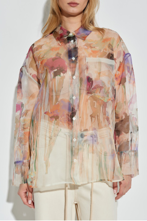 Munthe Camisa de seda "Priam"