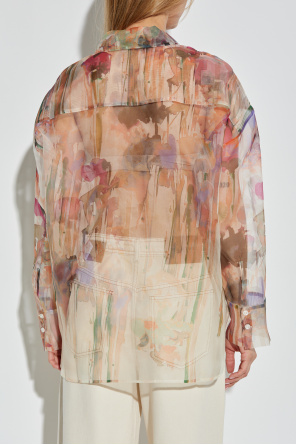 Munthe Camisa de seda "Priam"