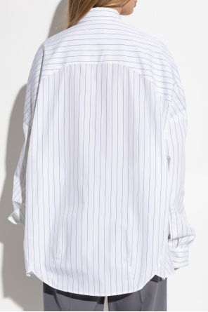 Dries Van Noten Camisa con estampado de rayas