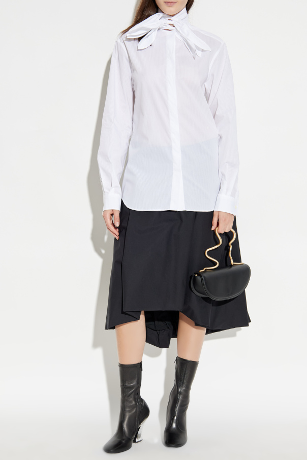 Moschino Camisa con lazo decorativo en el escote