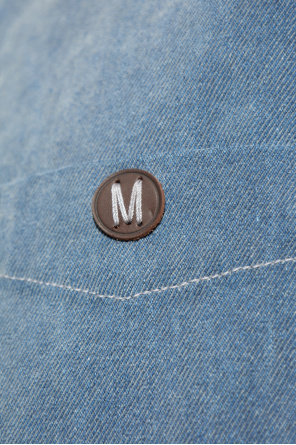 Moschino Denim shirt with logo