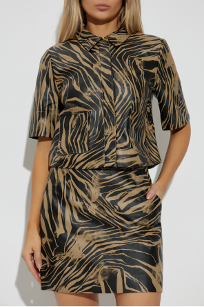 Munthe Camisa de cuero "Lipper"