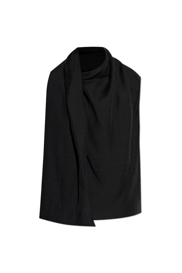 Top with decorative shawl od TOTEME