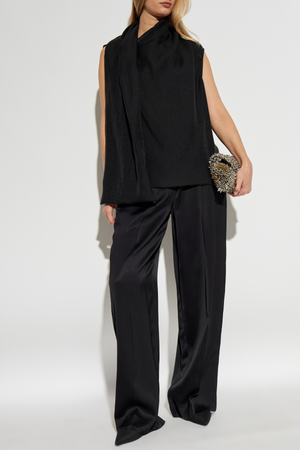 TOTEME Top con pañuelo decorativo