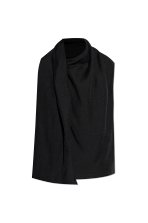 Top with decorative shawl