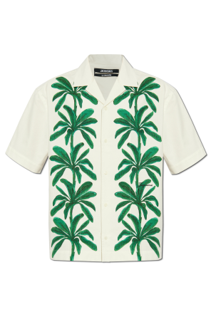 Shirt with floral pattern
