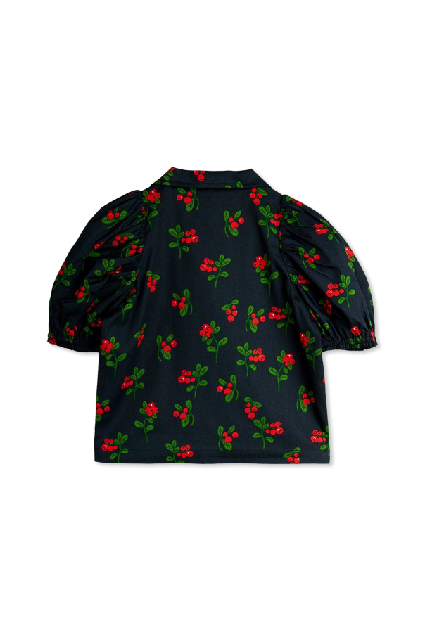 Mini Rodini Camisa de algodón con estampado