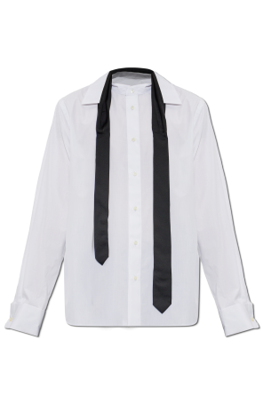 Camisa con corbata incorporada