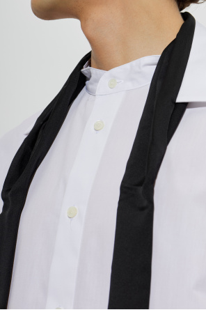 sacai Camisa com gravata cosida