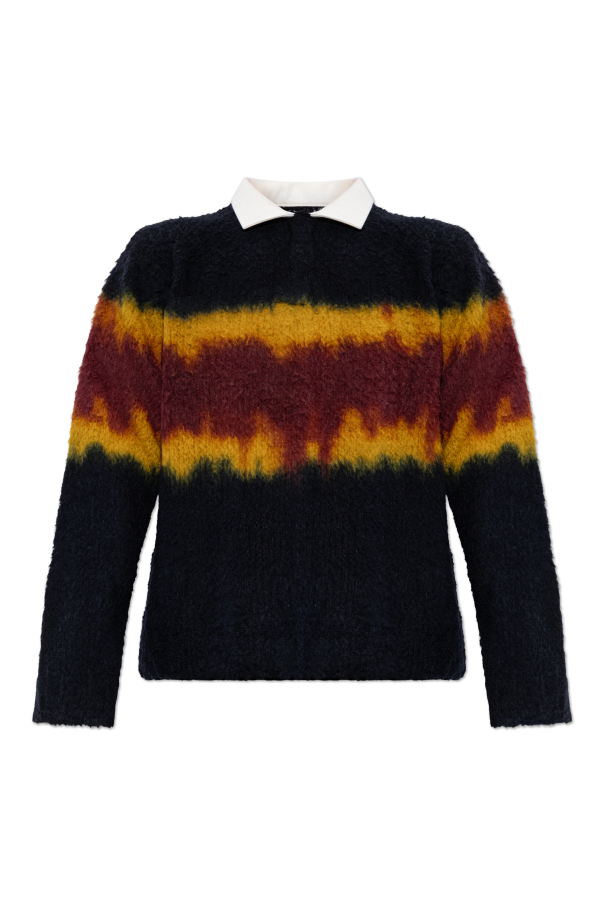 Wool polo od sacai