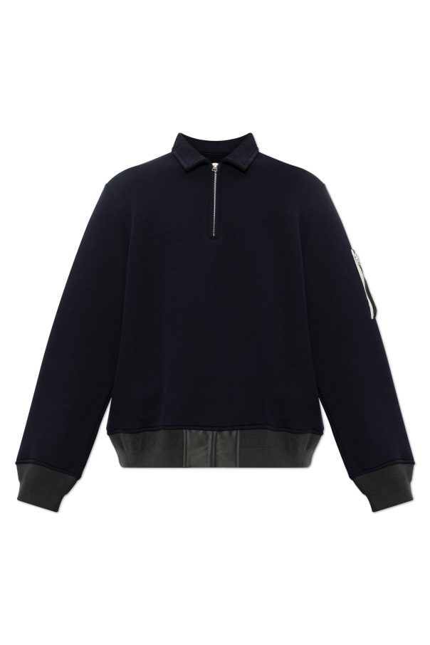 Polo shirt with a sleeve pocket od sacai