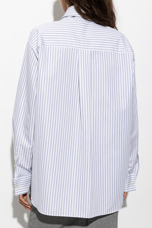 sacai Blusa con lazo decorativo en el escote