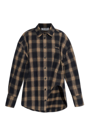 Shirt with logo patch