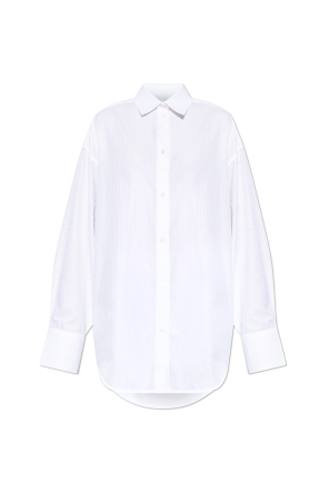 Shirt with striped pattern