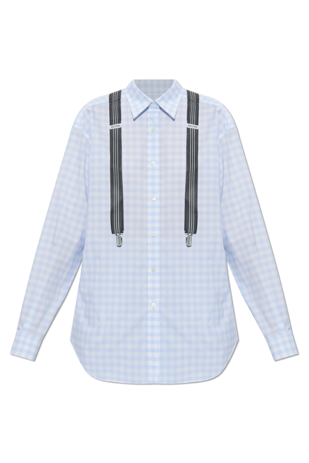 Checked pattern shirt od Moschino