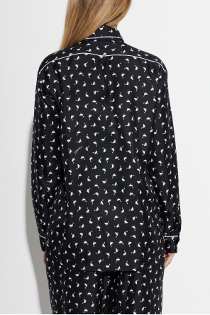 Moschino Seidenhemd mit Druck