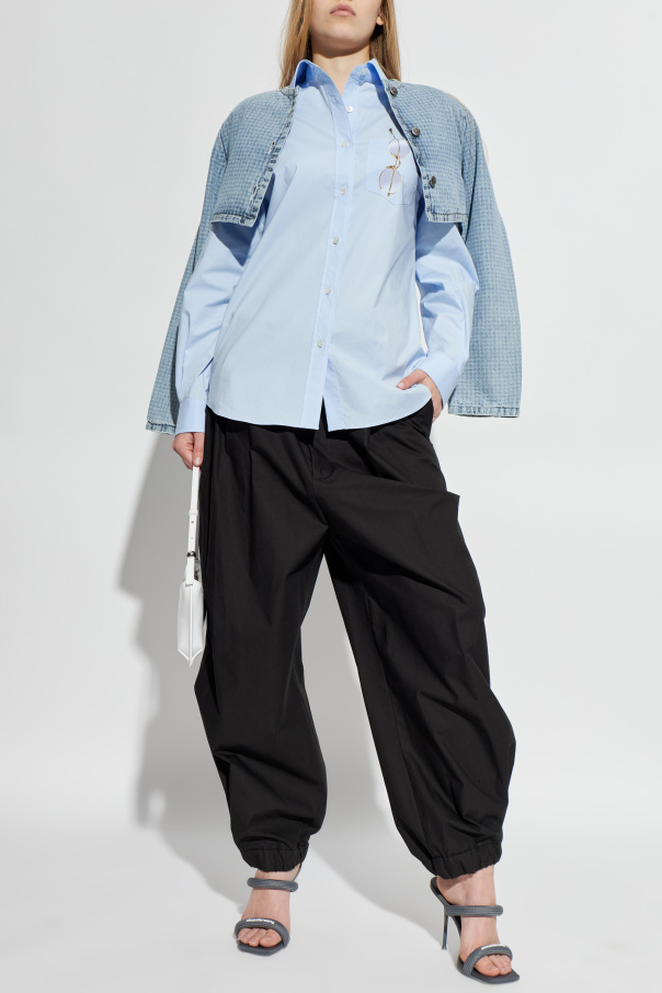 Moschino Camisa con bolsillo