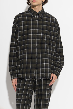 MISBHV Camisa com padrão aos quadrados