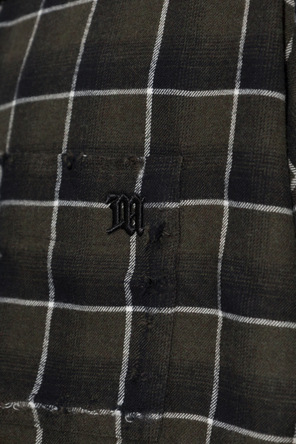 MISBHV Camisa com padrão aos quadrados