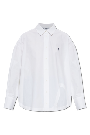 Shirt with slit