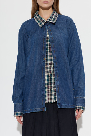Dries Van Noten Cavynne Long Denim Shirt