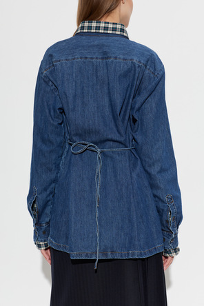 Dries Van Noten Cavynne Long Denim Shirt