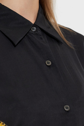 Dries Van Noten Casia Oversized Satin Shirt by Dries Van Noten