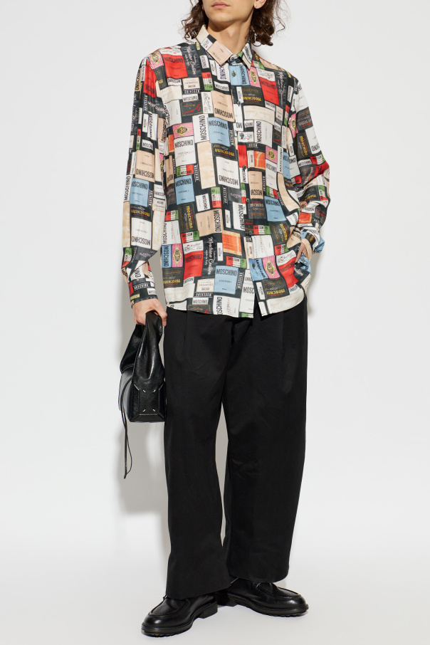 Moschino Silk shirt with print