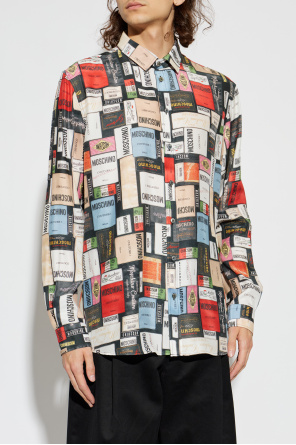 Moschino Silk shirt with print