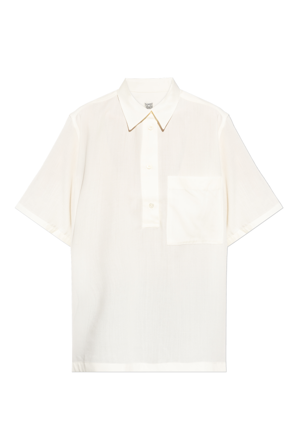 Loose-fit top with pocket od TOTEME