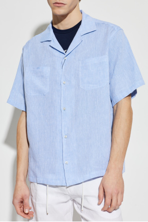 Paul & Shark Linen short-sleeve shirt