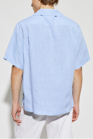 Paul & Shark Linen short-sleeve shirt