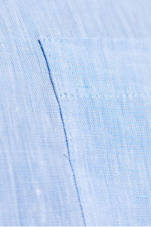 Paul & Shark Linen short-sleeve shirt