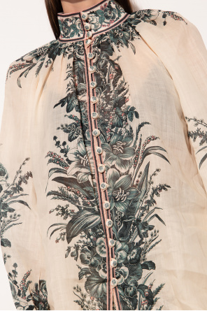 Zimmermann Floral-printed top