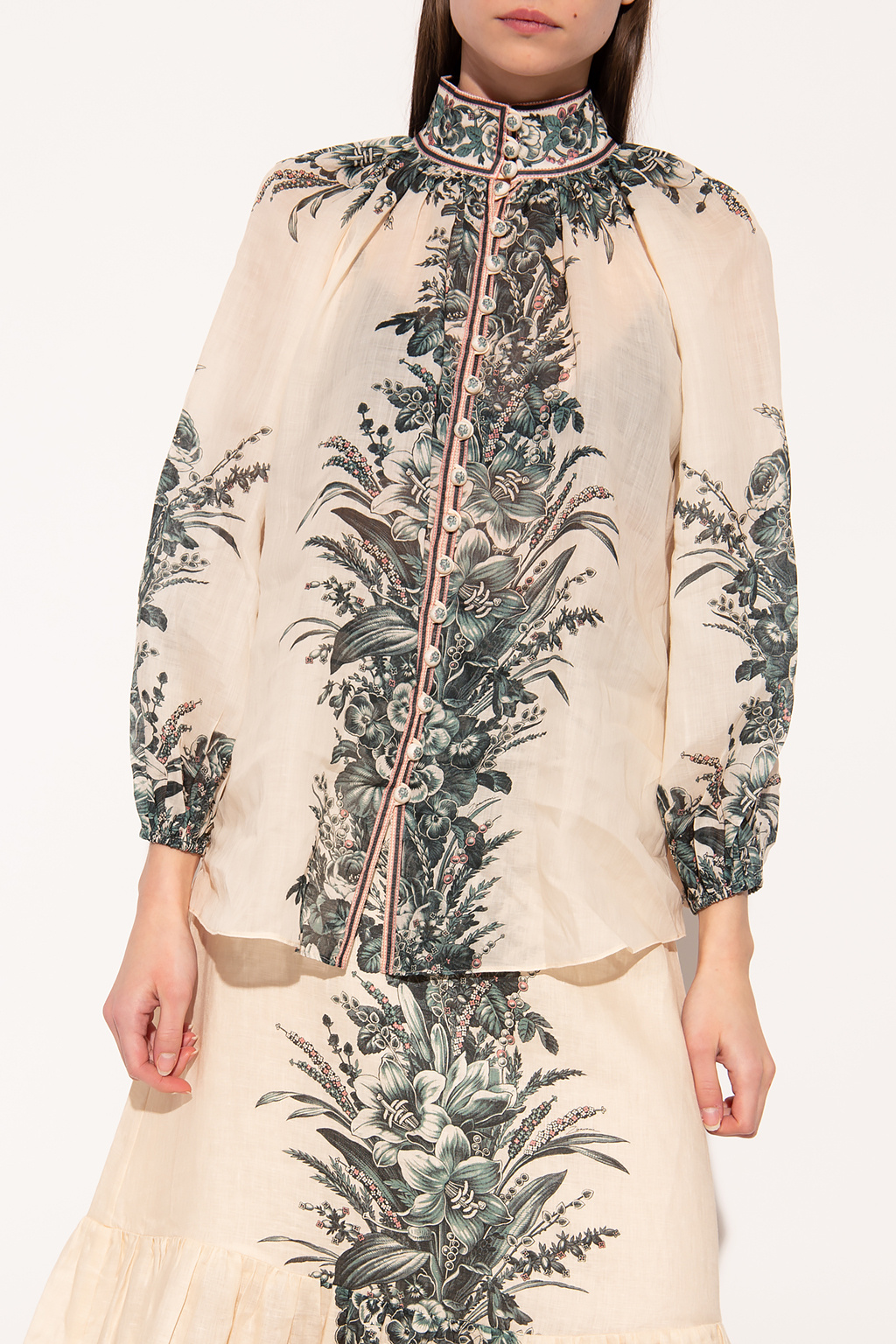 Zimmermann Floral-printed top